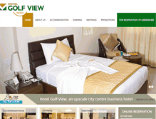 Tablet Screenshot of hotelgolfview.in